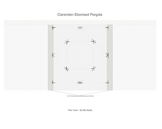 Martha Freud Design Pergola