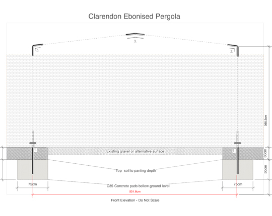Martha Freud Design Pergola